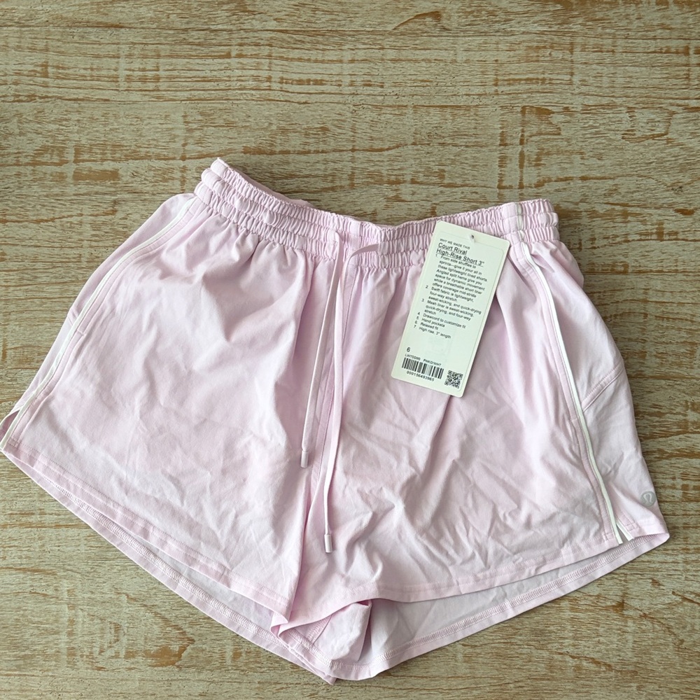 lululemon athletica Pale Pink Women's Athletic Shorts